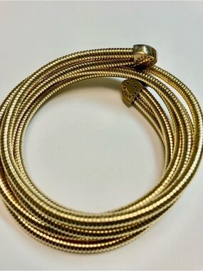 BCBGeneration Gold Coil Wrap Bracelet